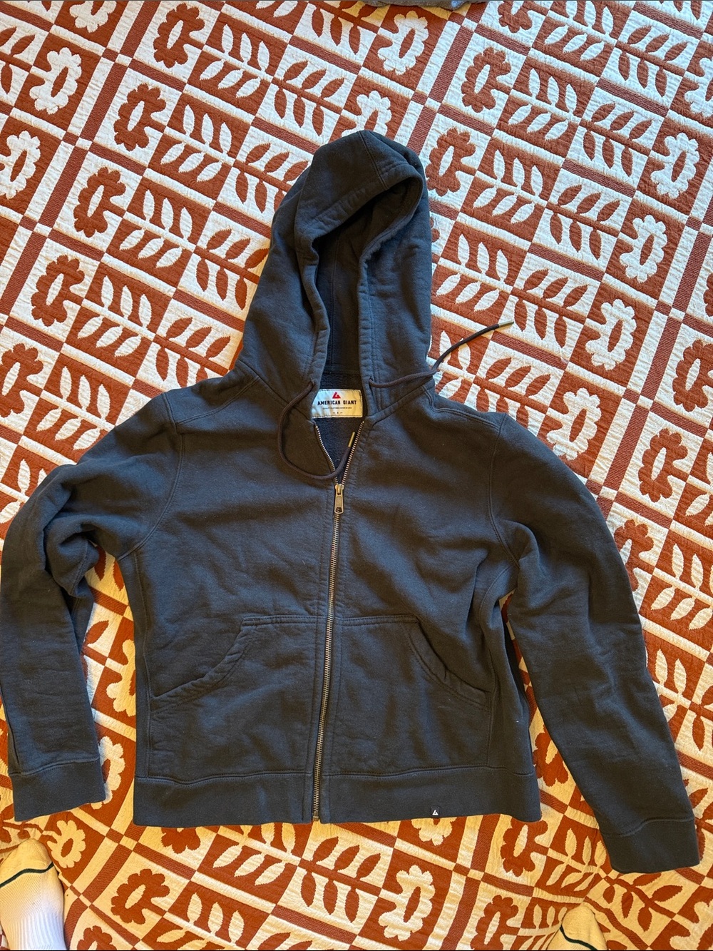 American Giant Hooded Zip Hoodie